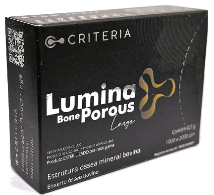 Caixa do biomaterial Lumina Bone Porous para enxerto ósseo