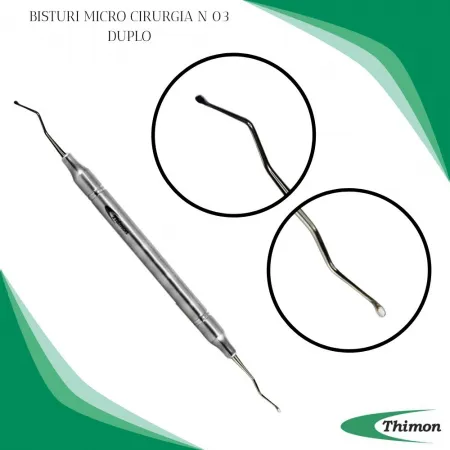 BISTURI MICROCIRURGIA N 03 DUPLO