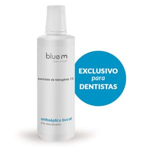 ANTISSÉPTICO BUCAL PERÓXIDO DE HIDROGÊNIO 1% 500ML - BLUEM