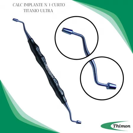 CALCADOR IMPLANTE N 01 CURTO TITANIO