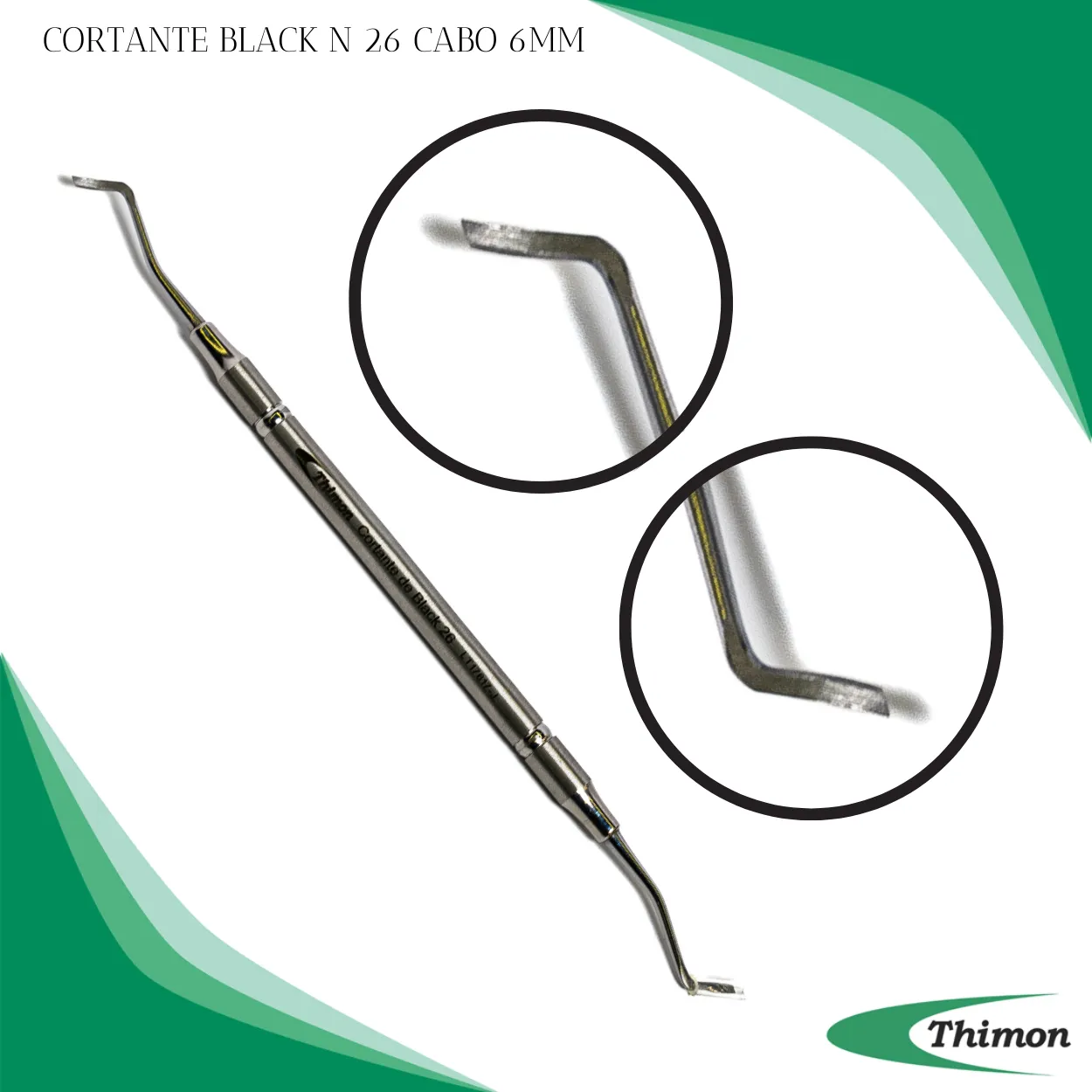 CORTANTE BLACK N 26 CABO 6MM