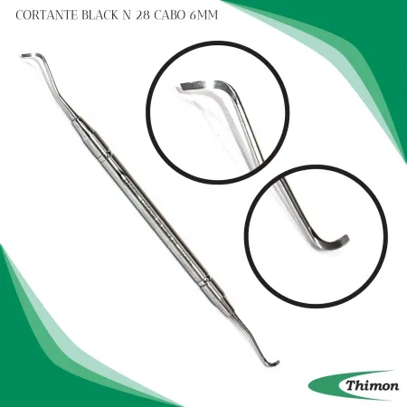 CORTANTE BLACK N 28 CABO 6MM