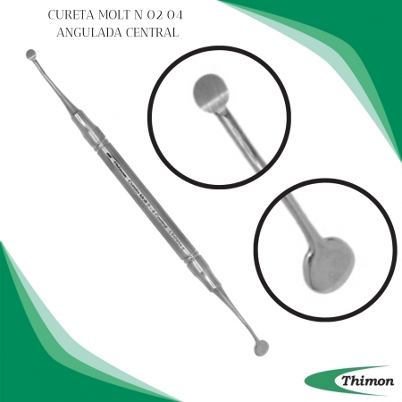 CURETA MOLT N 02-04 ANGULADA CENTRAL