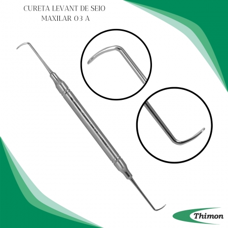 CURETA LEVANTAMENTO DE SEIO MAXILAR 03 A
