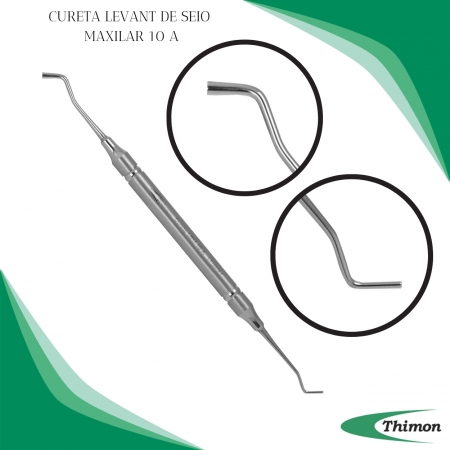 CURETA LEVANTAMENTO DE SEIO MAXILAR 10 A