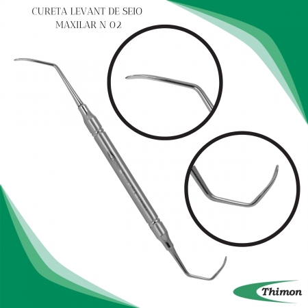 CURETA LEVANTAMENTO DE SEIO MAXILAR N 02