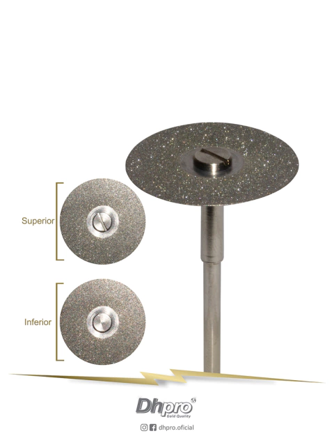 DISCO DIAMANTADO FECHADO TOTAL DUPLA FACE 13MM - DHPRO