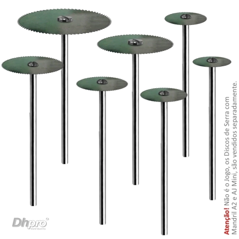 DISCO SERRILHADO SEM DIAMANTE EM AÇO INOXIDÁVEL - DHPRO