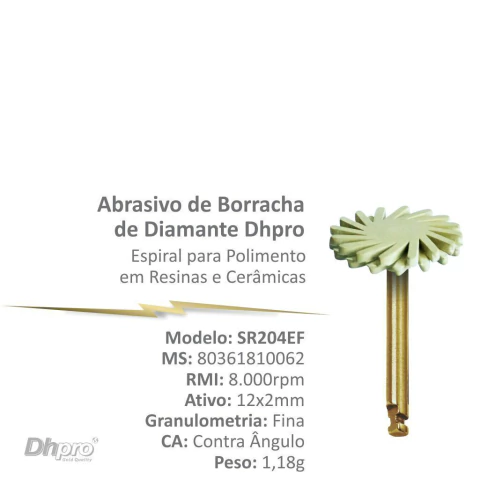 ESPIRAL DIAMANTADO 2ª FASE - POLIMENTO AMARELO - DHPRO