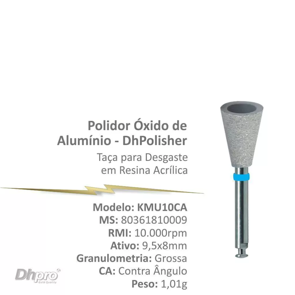POLIDOR DE SILICONE COM ÓXIDO DE ALUMÍNIO 1ª FASE DESGASTE CA