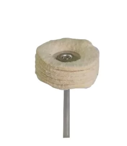 Escova de Polimento Peça Reta Couro com Chamois (*cx)
