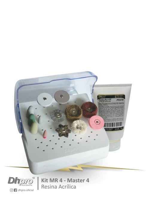 Kit MR4 Master 4 para Acabamento de Resinas