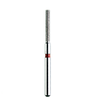 Ponta Diamantada Cilíndrica com Extremidade Plana FG 3098F (Fina)