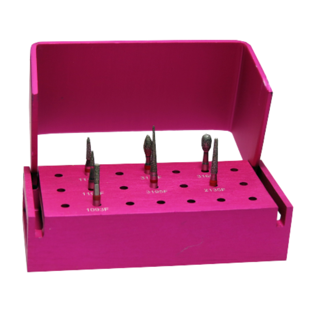 KIT BROCAS ACABAMENTO GRANA FINA - ROSA