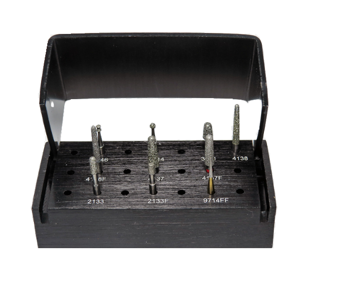 KIT BROCAS INLAY/ONLAY - PRETO