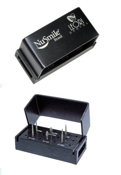 KIT BROCAS DIAMANTADAS NU SMILE - PRETO