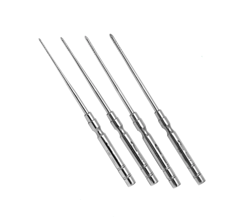 Osteótomo Expansor Reto 4 Peças 2,00/2,70/3,25/3,80