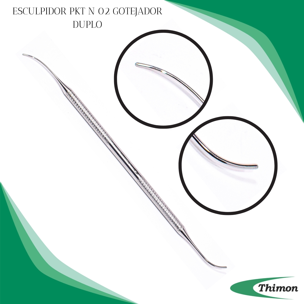 ESCULPIDOR PKT Nº 02 GOTEJADOR DUPLO