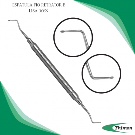 ESPÁTULA FIO RETRATOR B LISA