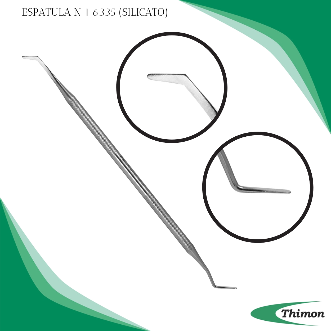 ESPÁTULA/CALCADOR N 01 SILICATO