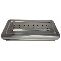 ESTOJO INOX PERFURADO 18X08X03 - GOLGRAN