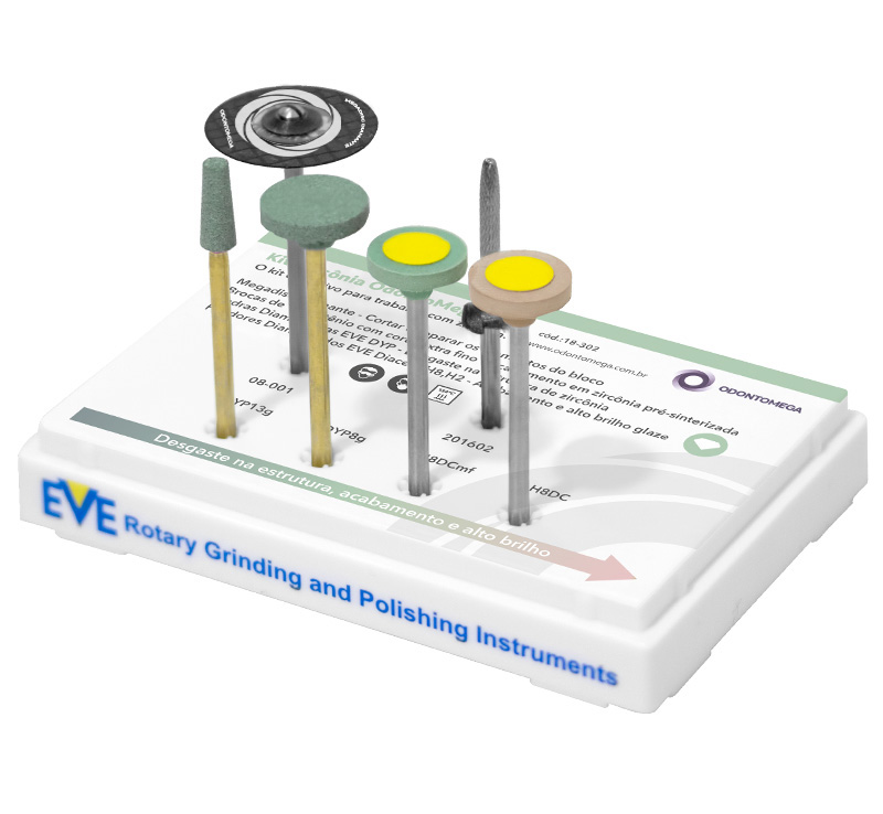 KIT EVE POLIDORES ZIRCÔNIA MONOLÍTICA