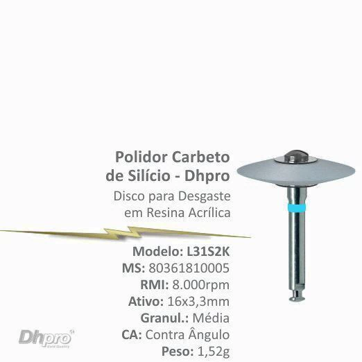 Lentilha Polidora de Carbeto de Silício L31S2K – Média (CA)