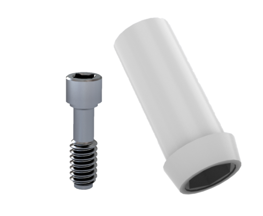 UCLA Calcinável HE 4.1 Anti-Rotacional com Parafuso Quadrado