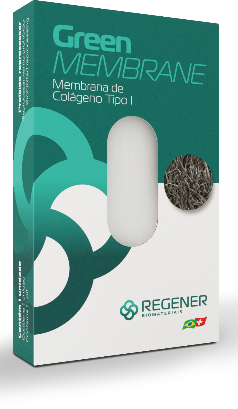 GREEN MEMBRANE MEMBRANA DE COLAGENO TIPO I 20MM X 25MM X 1MM