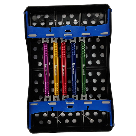 KIT CURETAS LEVANTAMENTO DE SEIO FLEX BLACK (5 PEÇAS)
