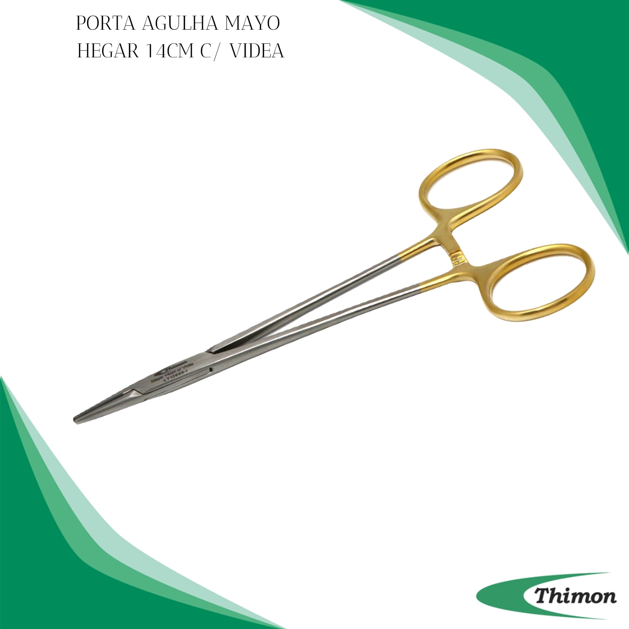 PORTA AGULHA MAYO HEGAR 14CM C/ WIDEA