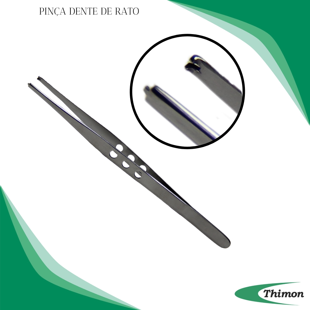 PINÇA DENTE DE RATO 14CM