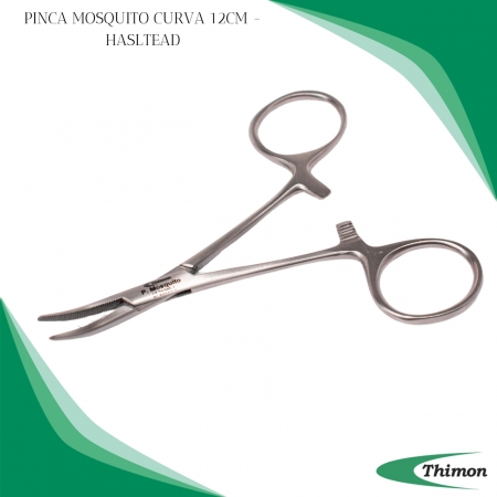 PINÇA MOSQUITO 12CM CURVA HALSTEAD