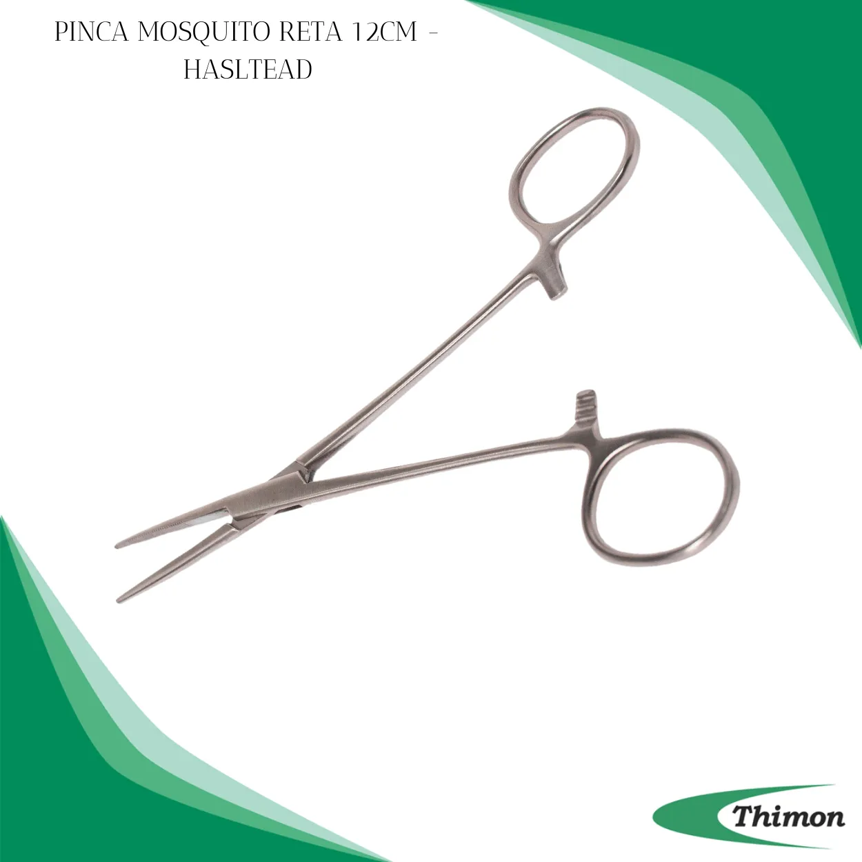 PINÇA MOSQUITO RETA 12CM - HALSTEAD - THIMON
